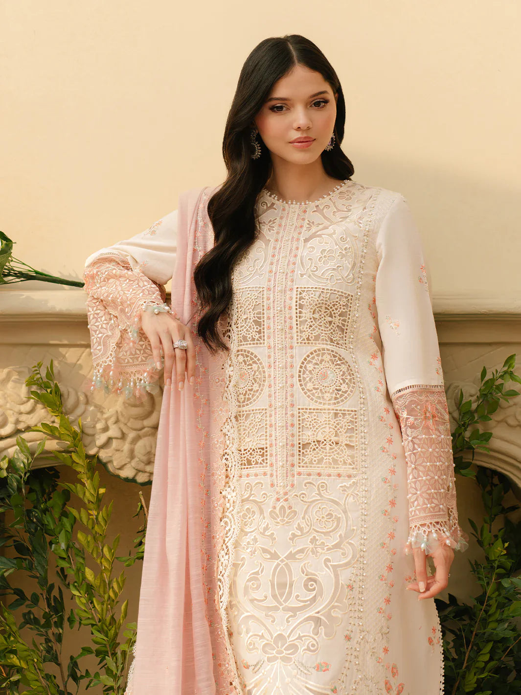 Binilyas Fareesia Luxury Embroidered Lawn 3pc