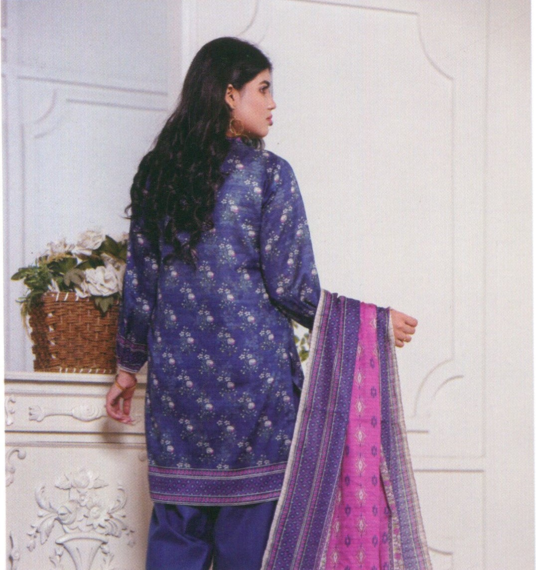 Jaffrani Dhabi Dora VOL-13 Unstitched Printed Lawn 3pc