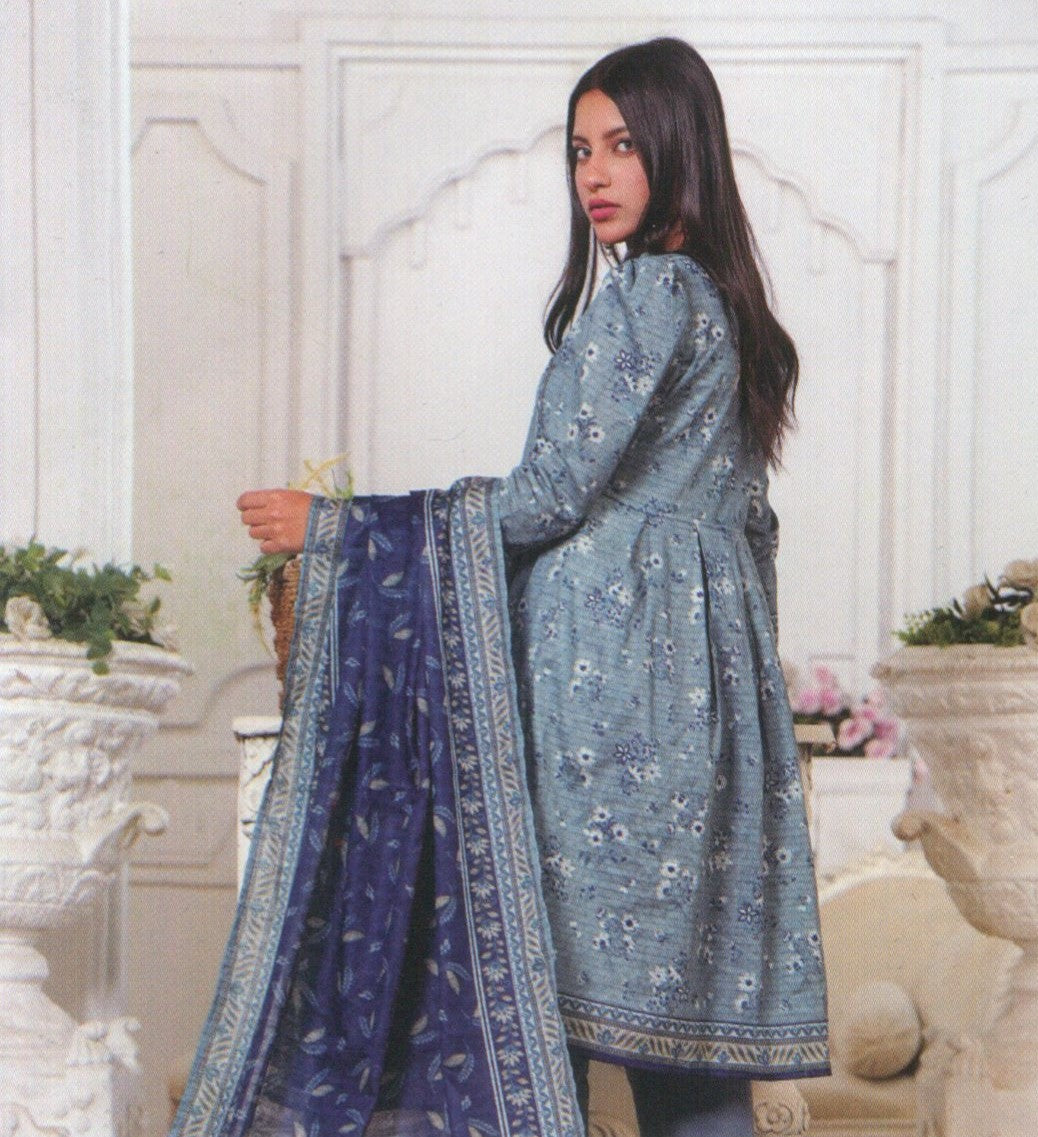 Jaffrani Dhabi Dora VOL-13 Unstitched Printed Lawn 3pc