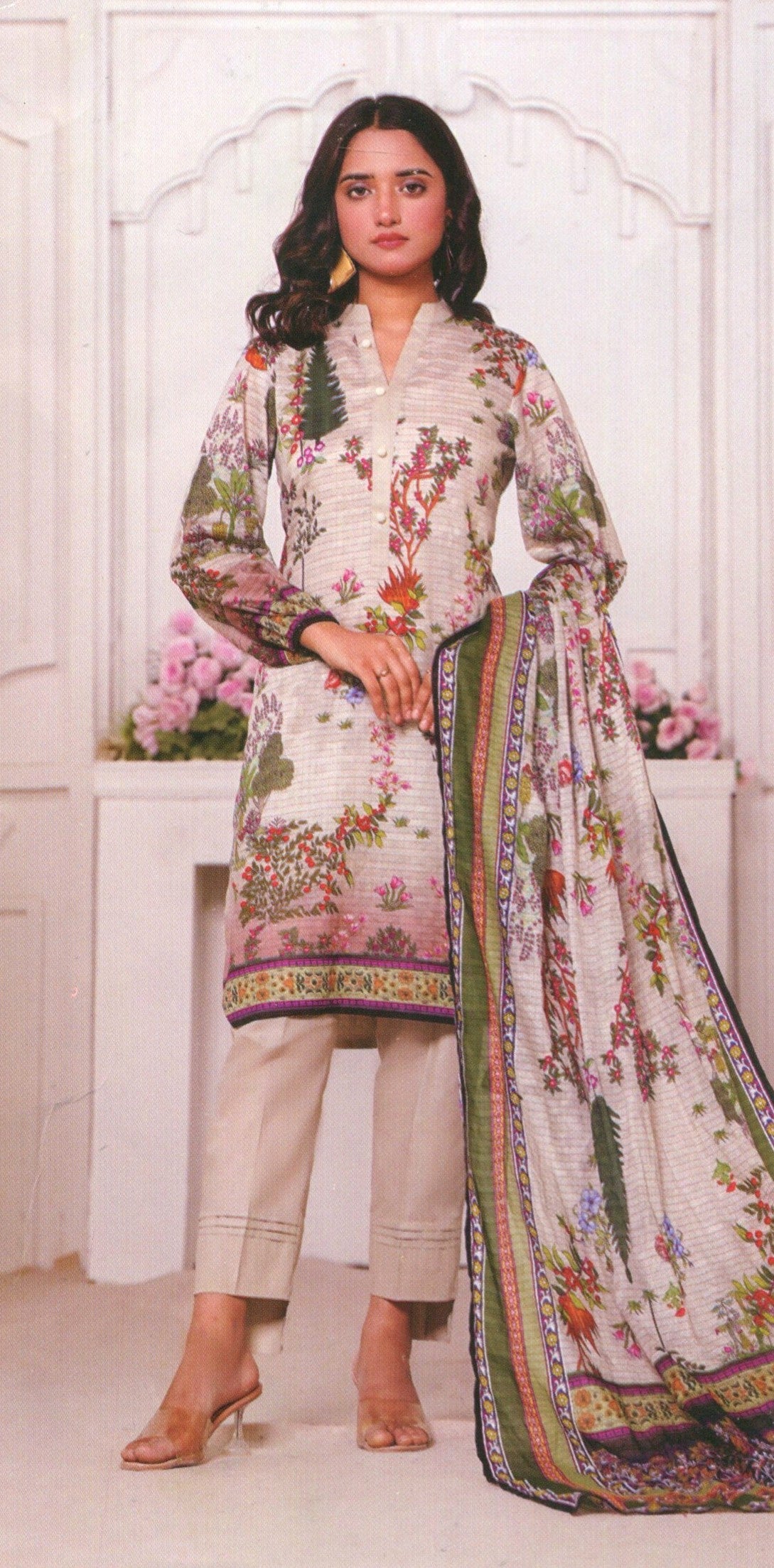 Jaffrani Dhabi Dora VOL-13 Unstitched Printed Lawn 3pc
