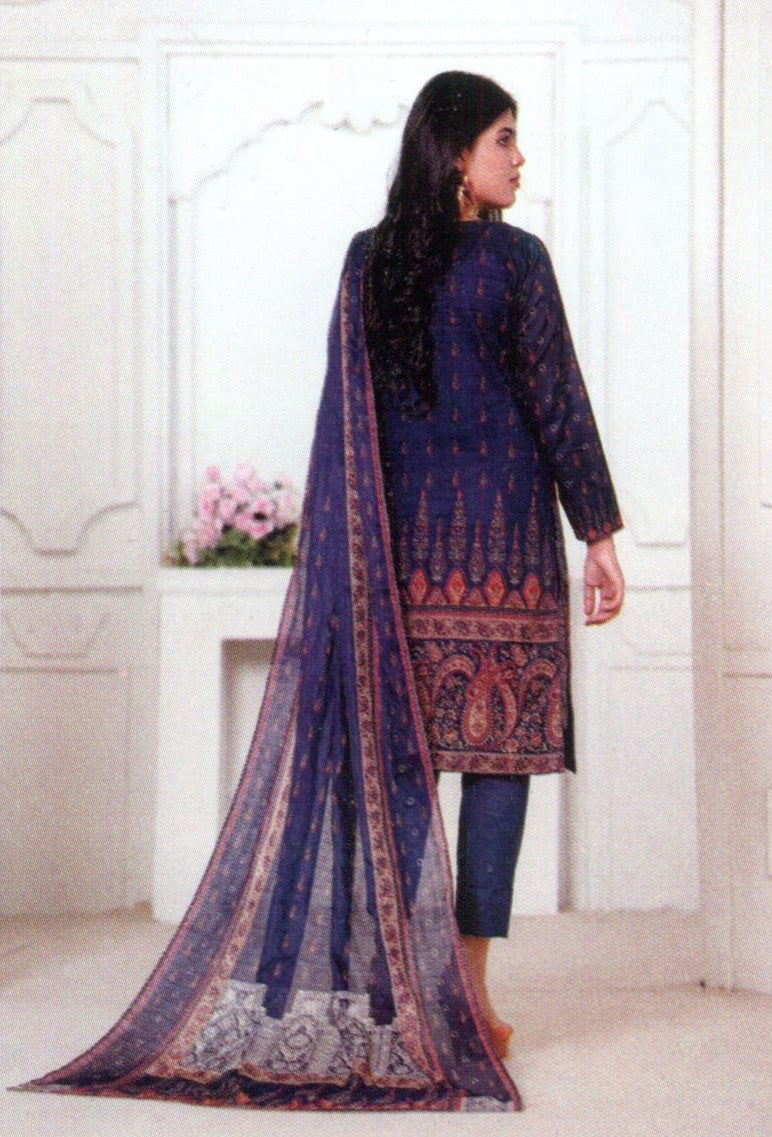 Jaffrani Bana Dora VOL-14 Unstitched Printed Lawn 3pc