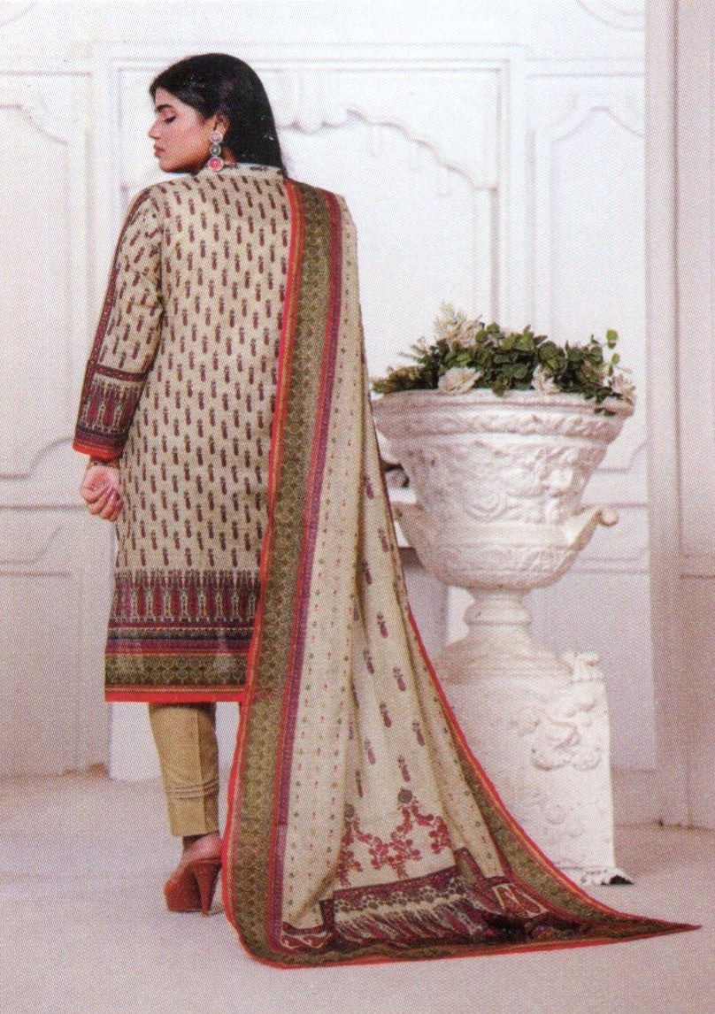 Jaffrani Bana Dora VOL-14 Unstitched Printed Lawn 3pc