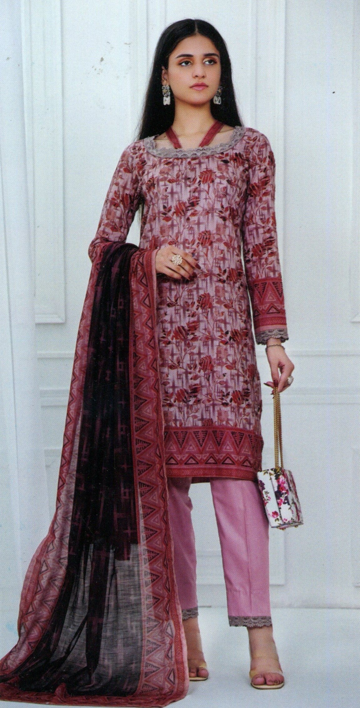 Jaffrani Kayseria VOL-17 Unstitched Printed Lawn 3pc