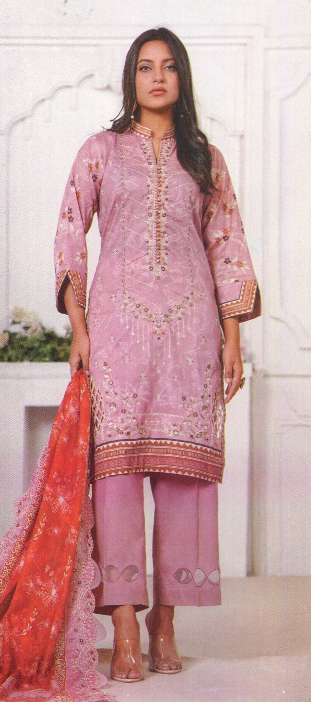 Jaffrani Cutwork VOL-10 Unstitched Embroidered Lawn 3pc