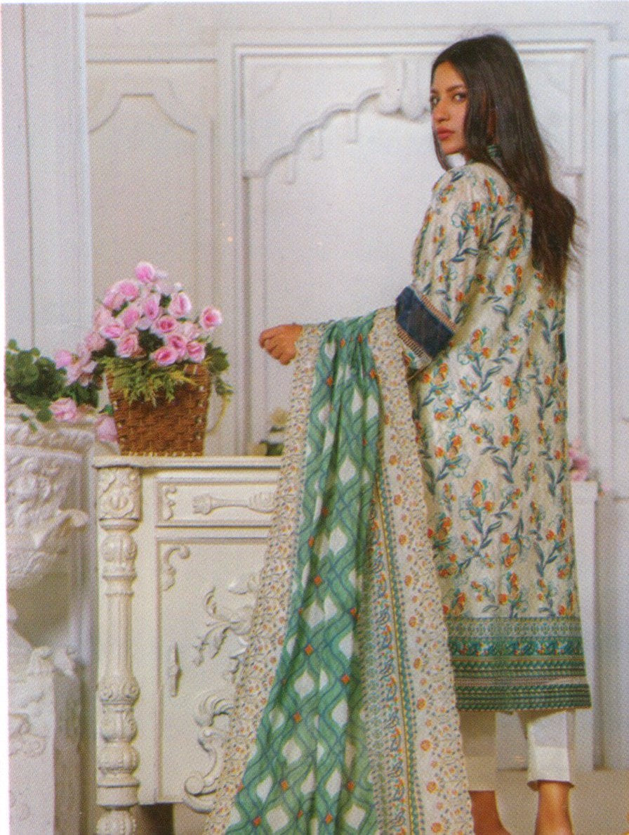 Jaffrani Cutwork VOL-10 Unstitched Embroidered Lawn 3pc