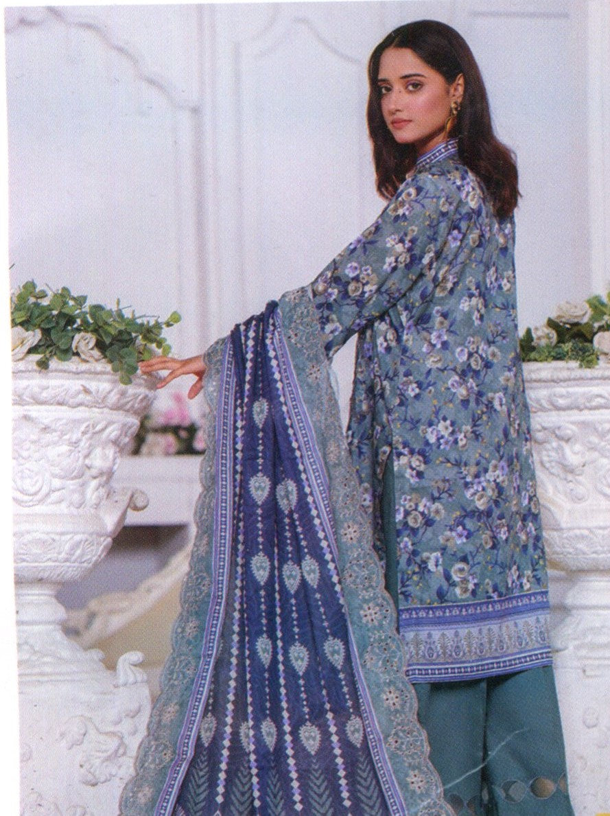 Jaffrani Cutwork VOL-10 Unstitched Embroidered Lawn 3pc