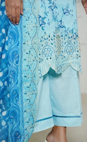 Jaffrani Cutwork VOL-11 Unstitched Embroidered Lawn 3pc