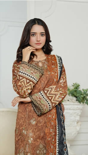 Jaffrani Cutwork VOL-11 Unstitched Embroidered Lawn 3pc