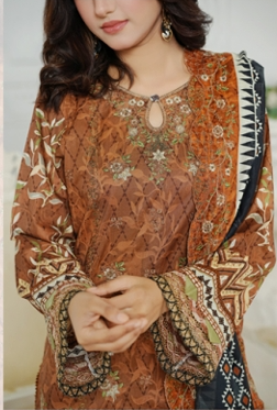 Jaffrani Cutwork VOL-11 Unstitched Embroidered Lawn 3pc