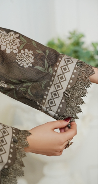 Jaffrani Cutwork VOL-11 Unstitched Embroidered Lawn 3pc