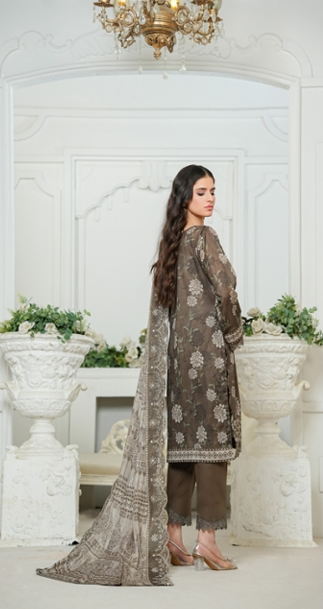 Jaffrani Cutwork VOL-11 Unstitched Embroidered Lawn 3pc