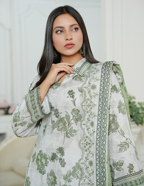 Jaffrani Cutwork VOL-11 Unstitched Embroidered Lawn 3pc