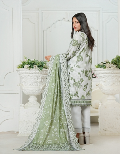 Jaffrani Cutwork VOL-11 Unstitched Embroidered Lawn 3pc