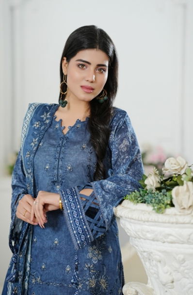 Jaffrani Cutwork VOL-11 Unstitched Embroidered Lawn 3pc