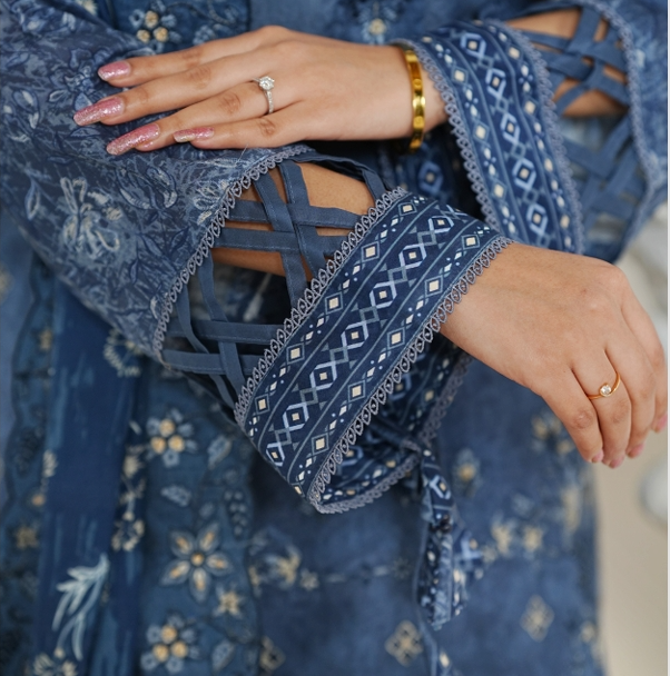 Jaffrani Cutwork VOL-11 Unstitched Embroidered Lawn 3pc