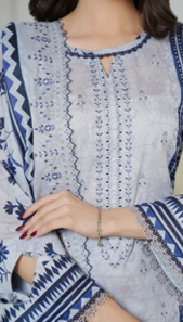 Jaffrani Cutwork VOL-11 Unstitched Embroidered Lawn 3pc