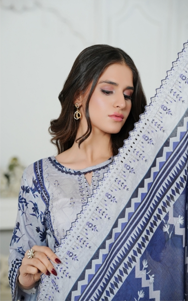 Jaffrani Cutwork VOL-11 Unstitched Embroidered Lawn 3pc
