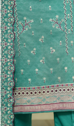 Jaffrani CHAP-15 Unstitched Embroidered Lawn 3pc