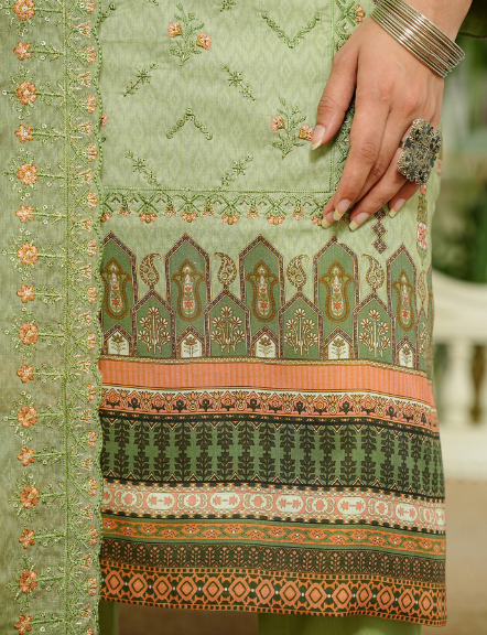 Jaffrani CHAP-15 Unstitched Embroidered Lawn 3pc