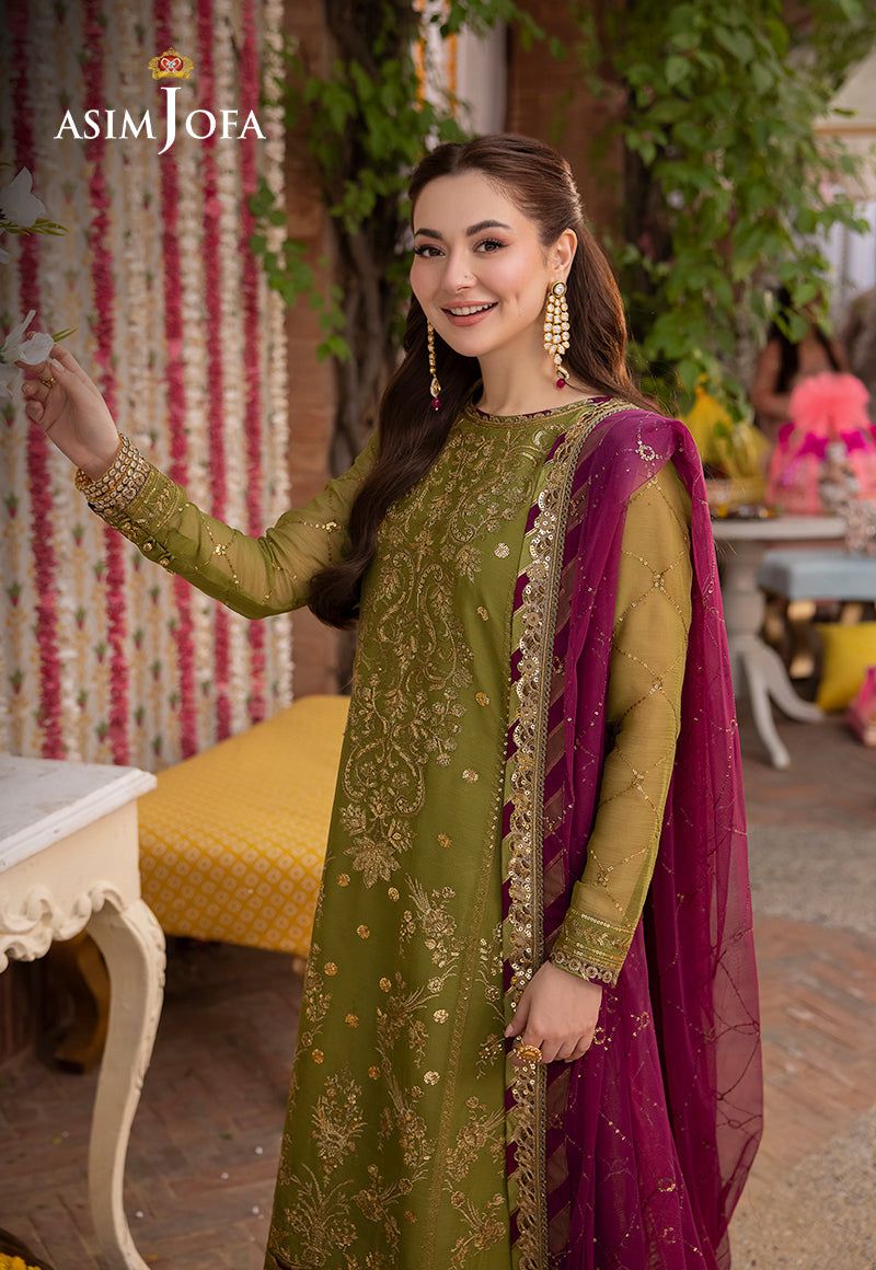 Chiffon Fully Heavy Sequence Dress / Unstitched 3Pcs / DF-FCY-08