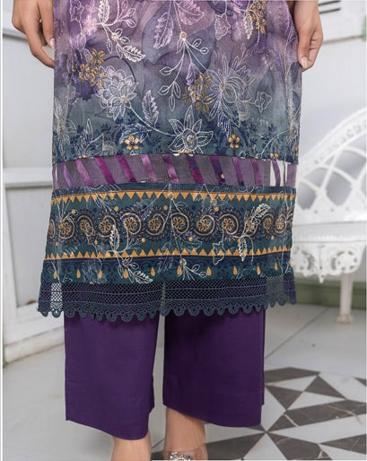 Noor Jahan Rashq-E-Qamar Luxury Embroidered Lawn 3pc