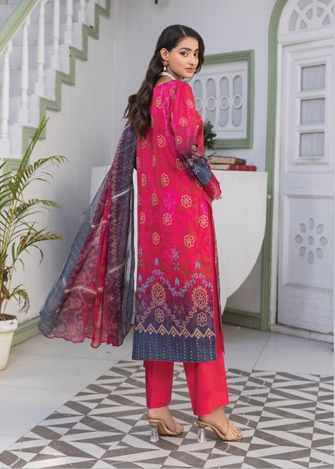Noor Jahan Rashq-E-Qamar Luxury Embroidered Lawn 3pc