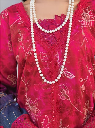 Noor Jahan Rashq-E-Qamar Luxury Embroidered Lawn 3pc