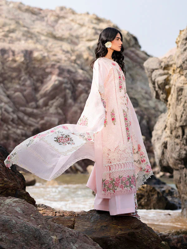 Mahnur Sirene Luxury Embroidered Lawn 3pc