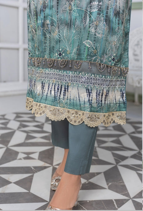 Noor Jahan Rashq-E-Qamar Luxury Embroidered Lawn 3pc