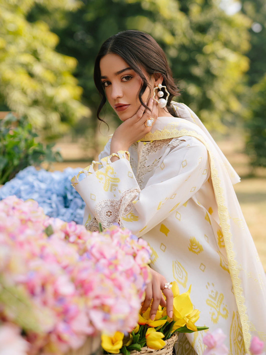 Parishay Bloom IVY-03 | 3 PC Luxury Lawn | Unstitched