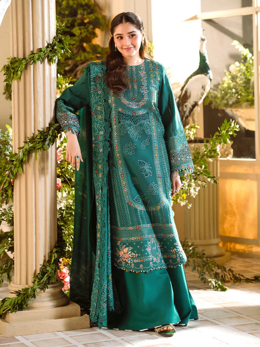 Binilyas Fareesia Luxury Embroidered Lawn 3pc