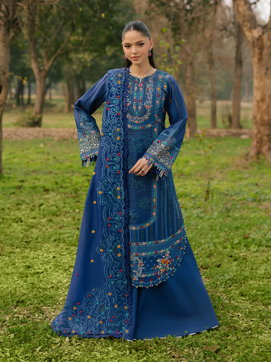 Binilyas Fareesia Luxury Embroidered Lawn 3pc