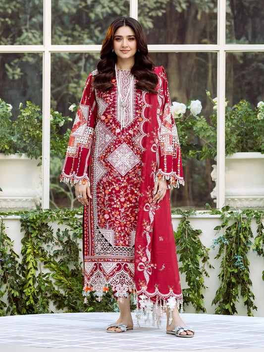 Binilyas Fareesia Luxury Embroidered Lawn 3pc
