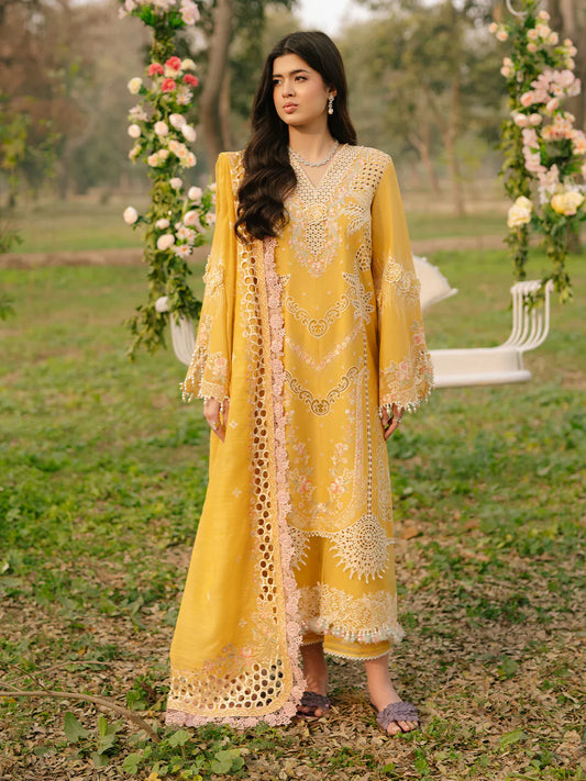 Binilyas Fareesia Luxury Embroidered Lawn 3pc