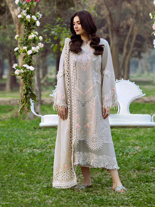 Binilyas Fareesia Luxury Embroidered Lawn 3pc