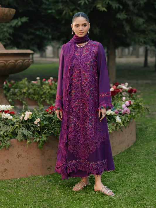 Binilyas Fareesia Luxury Embroidered Lawn 3pc