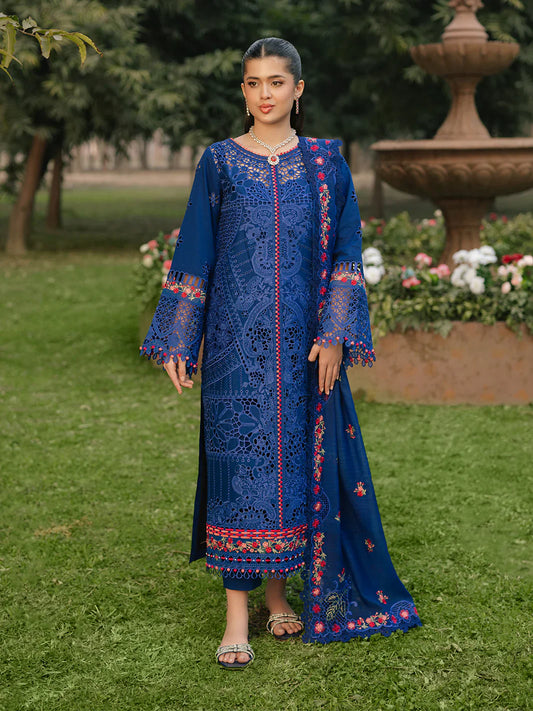 Binilyas Fareesia Luxury Embroidered Lawn 3pc