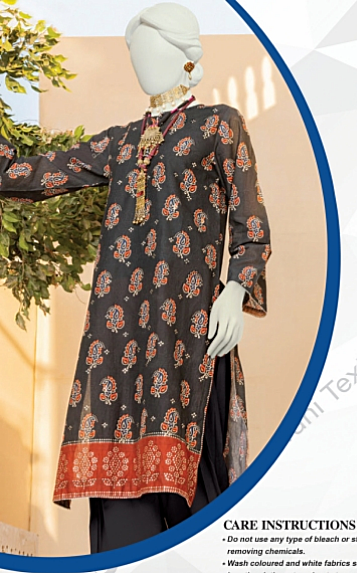 Jaffrani Amal VOL-4 Unstitched Printed Lawn 3pc