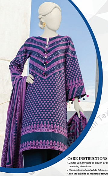 Jaffrani Amal VOL-4 Unstitched Printed Lawn 3pc