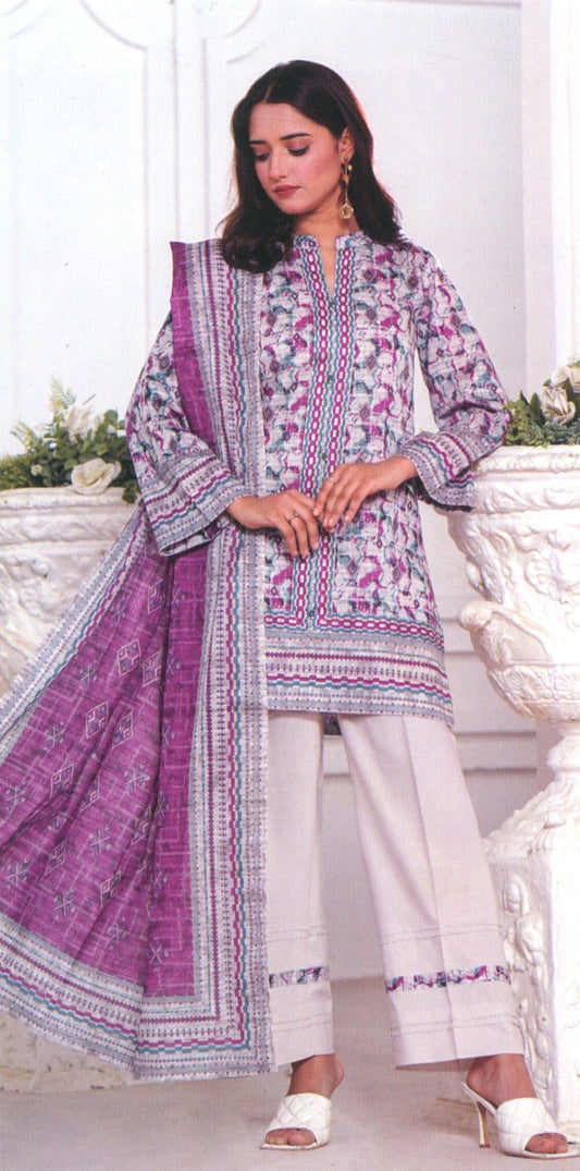 Jaffrani Dhabi Dora VOL-13 Unstitched Printed Lawn 3pc