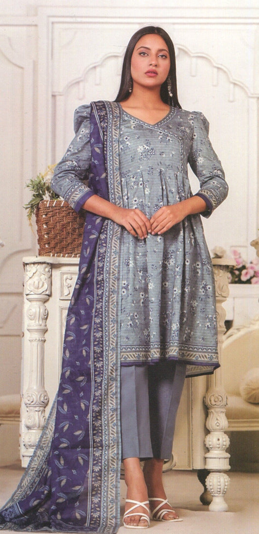 Jaffrani Dhabi Dora VOL-13 Unstitched Printed Lawn 3pc