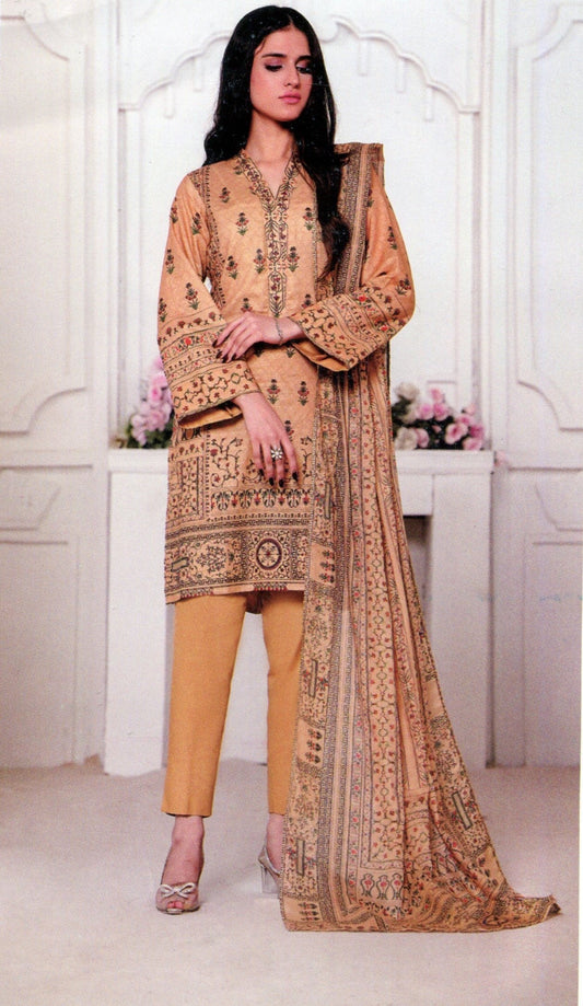 Jaffrani Bana Dora VOL-14 Unstitched Printed Lawn 3pc