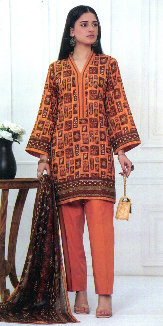 Jaffrani Kayseria VOL-17 Unstitched Printed Lawn 3pc