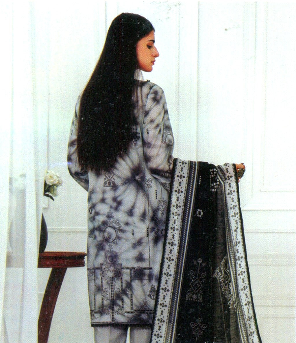 Jaffrani Kayseria VOL-17 Unstitched Printed Lawn 3pc