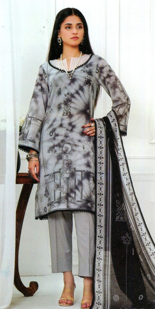 Jaffrani Kayseria VOL-17 Unstitched Printed Lawn 3pc