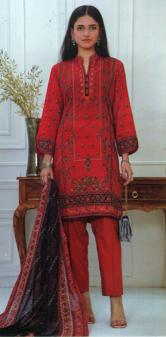 Jaffrani Kayseria VOL-17 Unstitched Printed Lawn 3pc