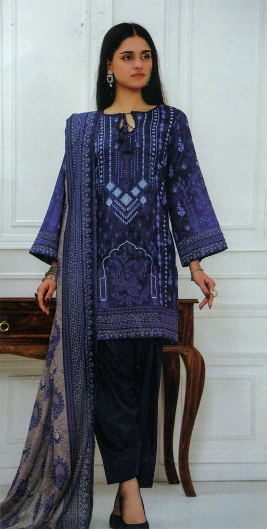 Jaffrani Kayseria VOL-17 Unstitched Printed Lawn 3pc