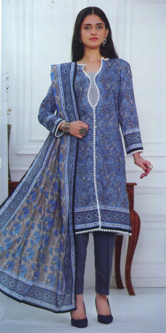 Jaffrani Kayseria VOL-17 Unstitched Printed Lawn 3pc