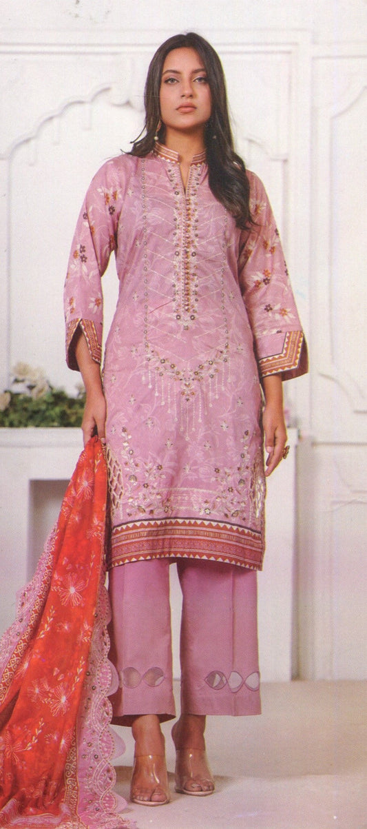 Jaffrani Cutwork VOL-10 Unstitched Embroidered Lawn 3pc