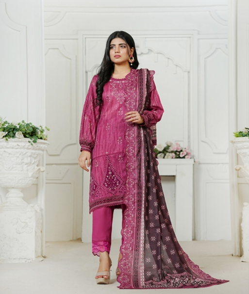 Jaffrani Cutwork VOL-11 Unstitched Embroidered Lawn 3pc